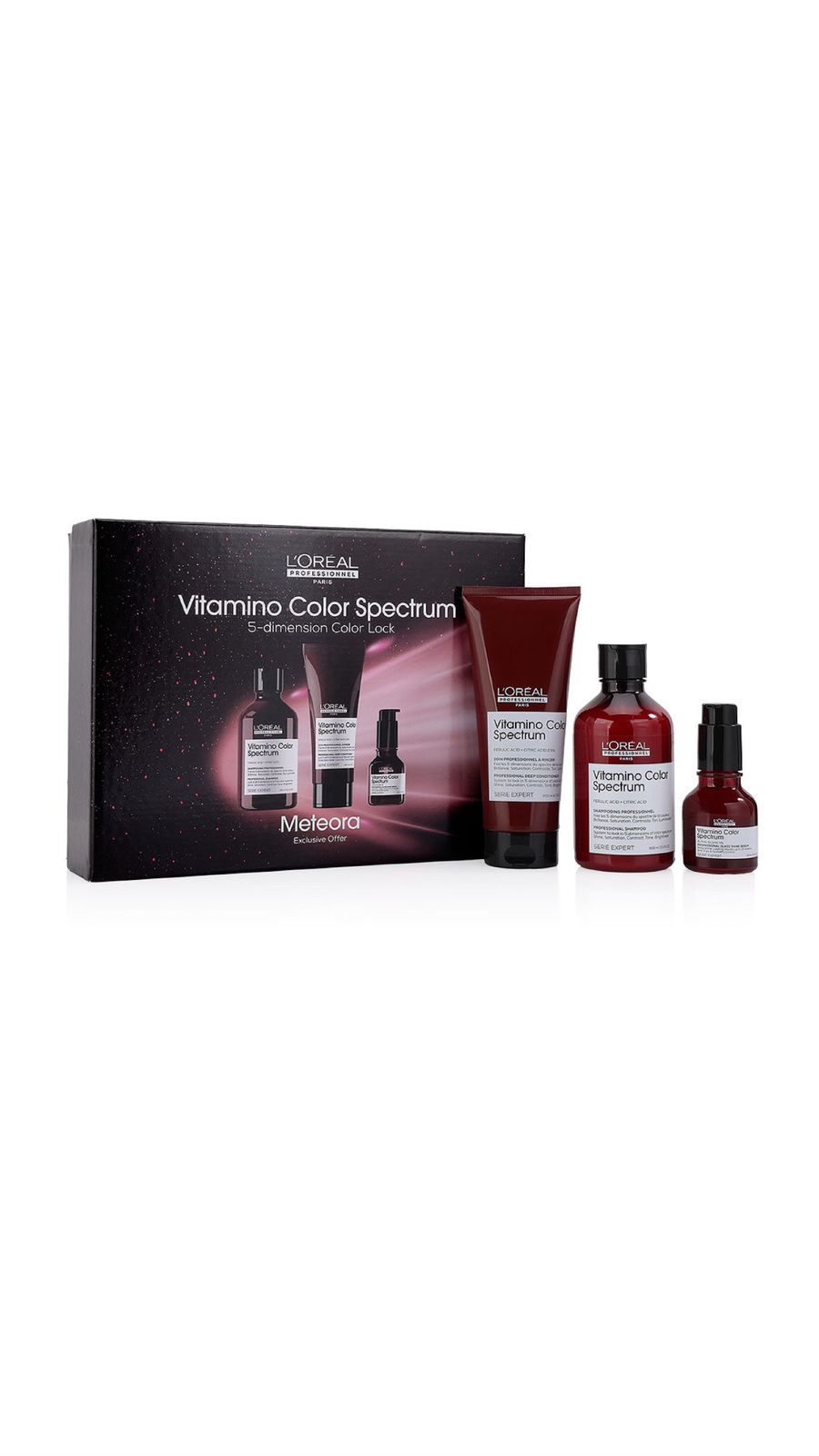 L'ORÉAL PROFESSIONNEL PARIS VITAMINO COLOR SPECTRUM METEORA EXCLUSIVE OFFER (300ml,200ml,50ml) لوريال باريس مجموعة متكاملة للعناية بالشعر المصبوغ